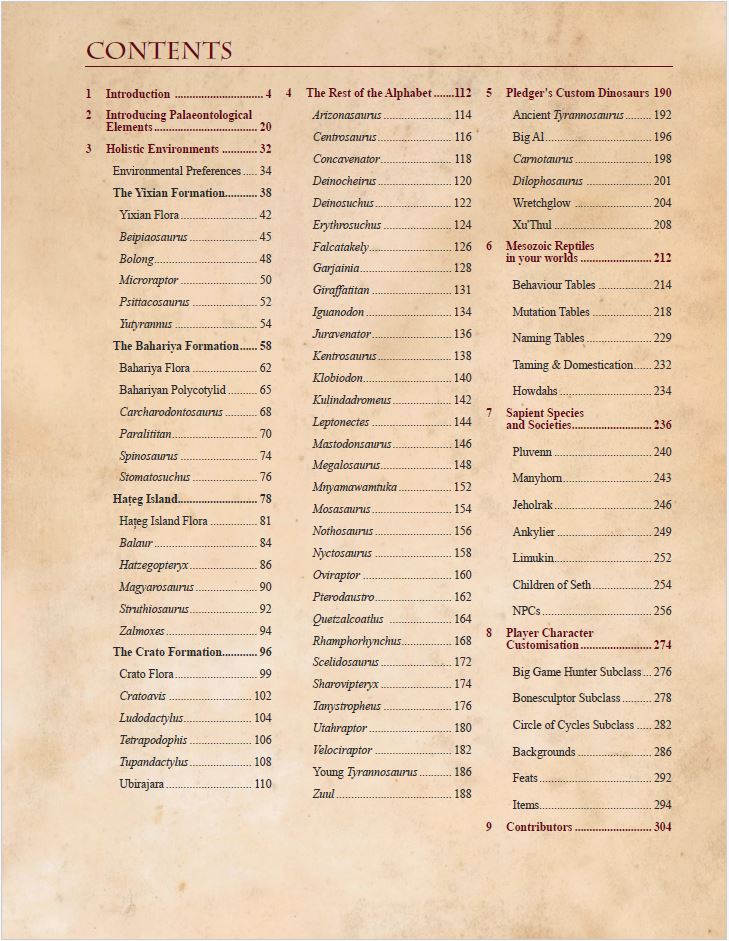 Dr Dhrolin's Dictionary of Dinosaurs - Physical Book (D&D)