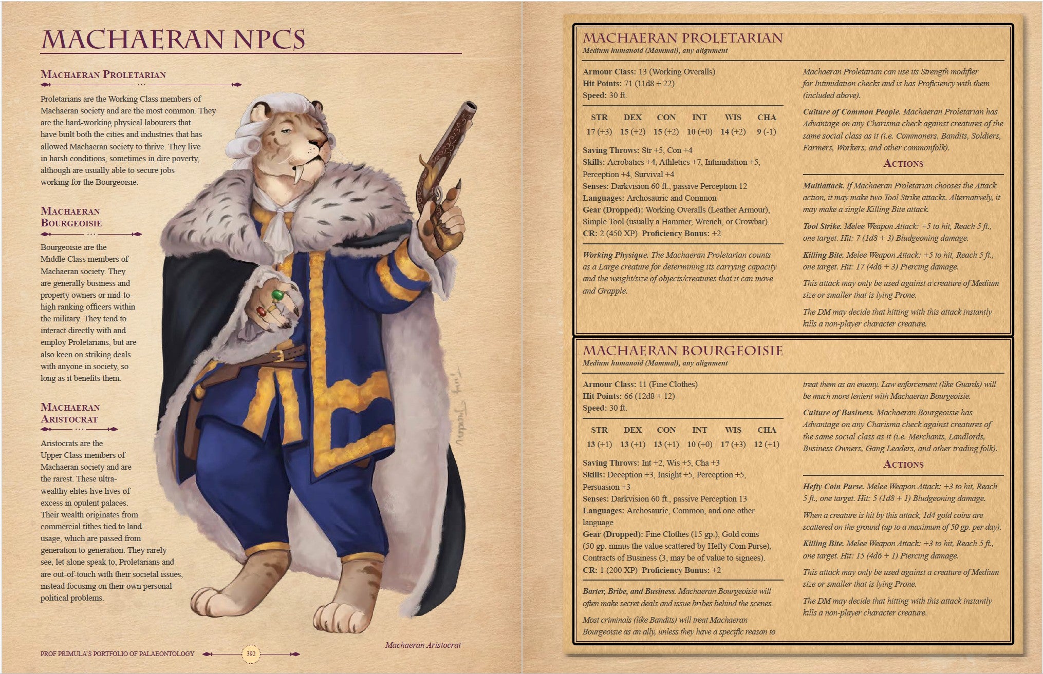 Professor Primula's Portfolio of Palaeontology - Digital Download PDF (D&D)