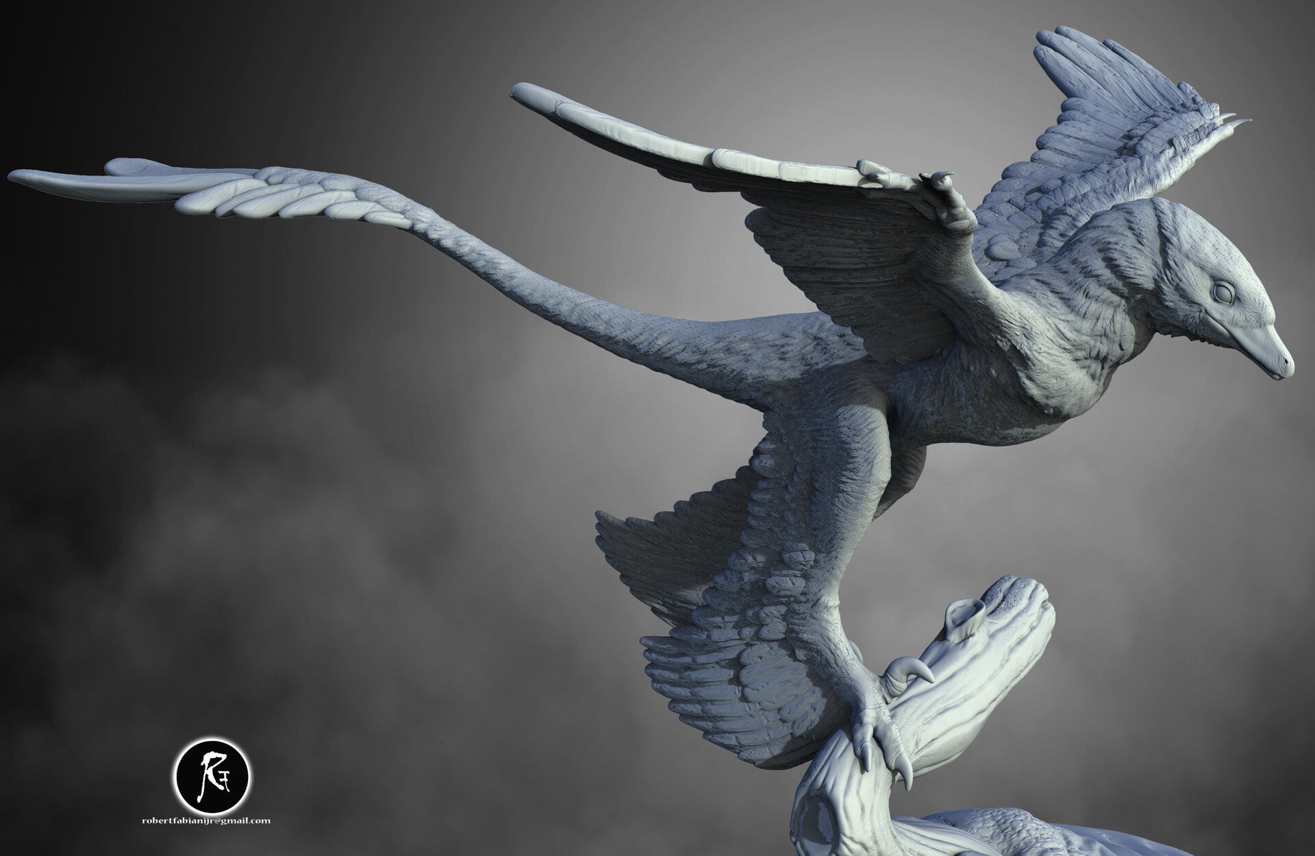 Microraptor 3D Digital Models