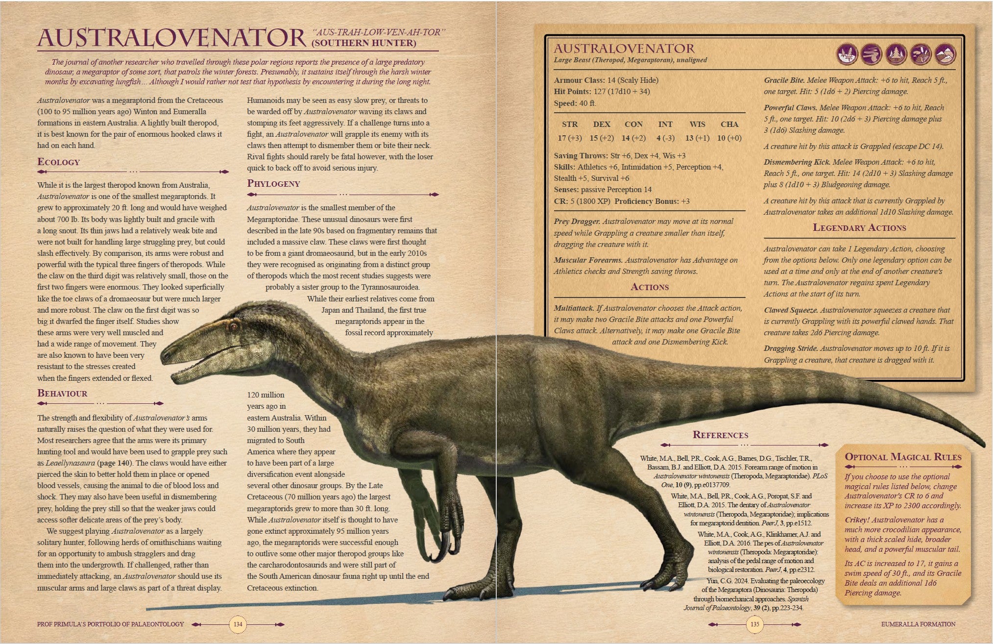 Professor Primula's Portfolio of Palaeontology - Digital Download PDF (D&D)