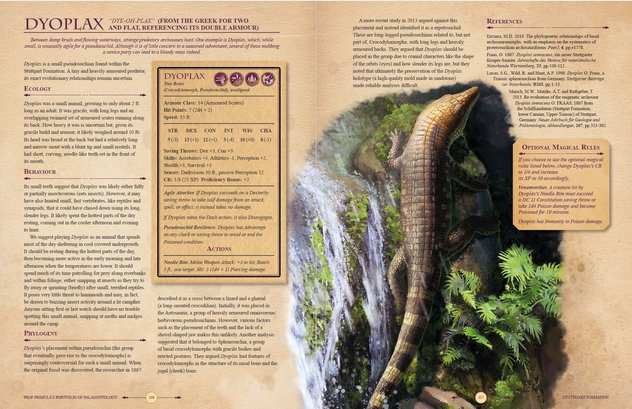 Professor Primula's Portfolio of Palaeontology - Digital Download PDF (D&D)